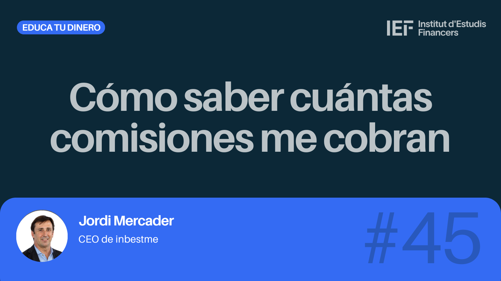 ETD inbestme comisiones cast